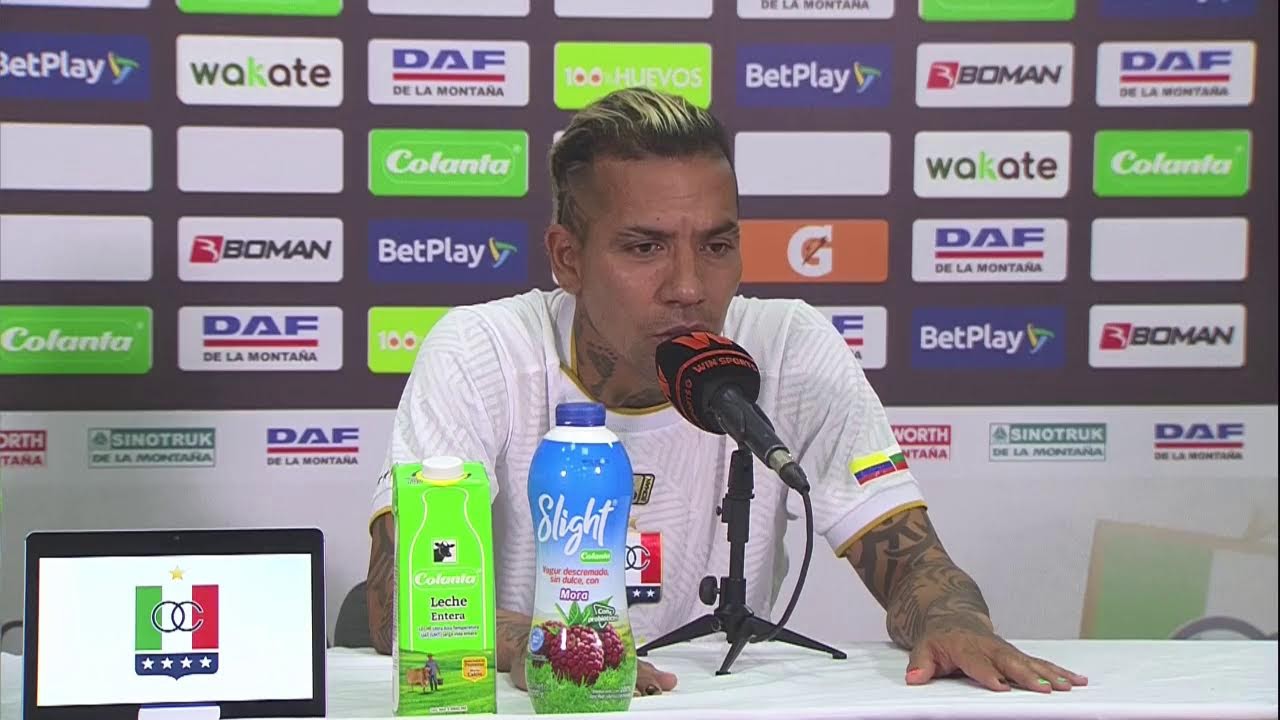 Rueda de prensa de Once Caldas tras su partido ante Envigado
