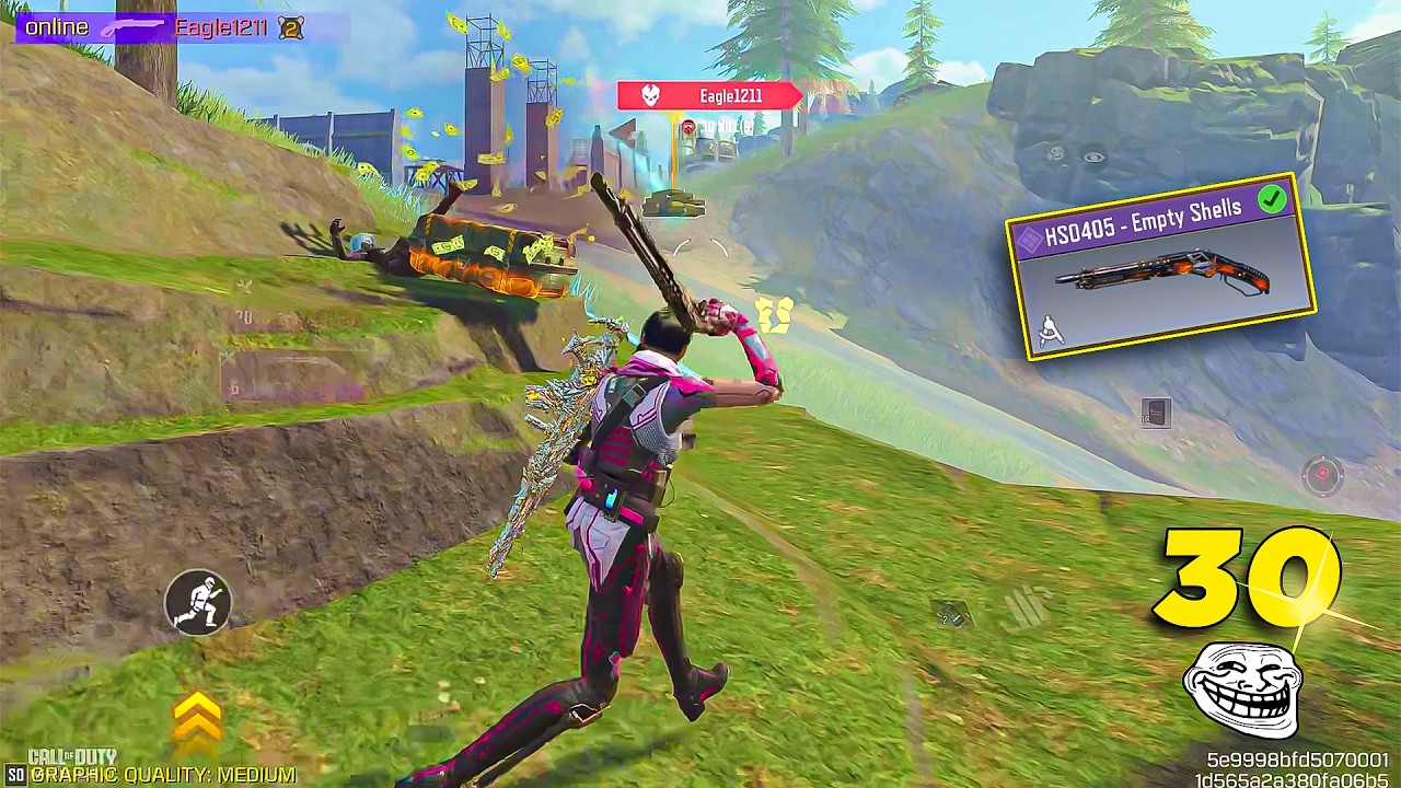 SEASON 3 LEGENDARY RANK USING HS0405 30 KILLS IN SOLO VS SQUAD