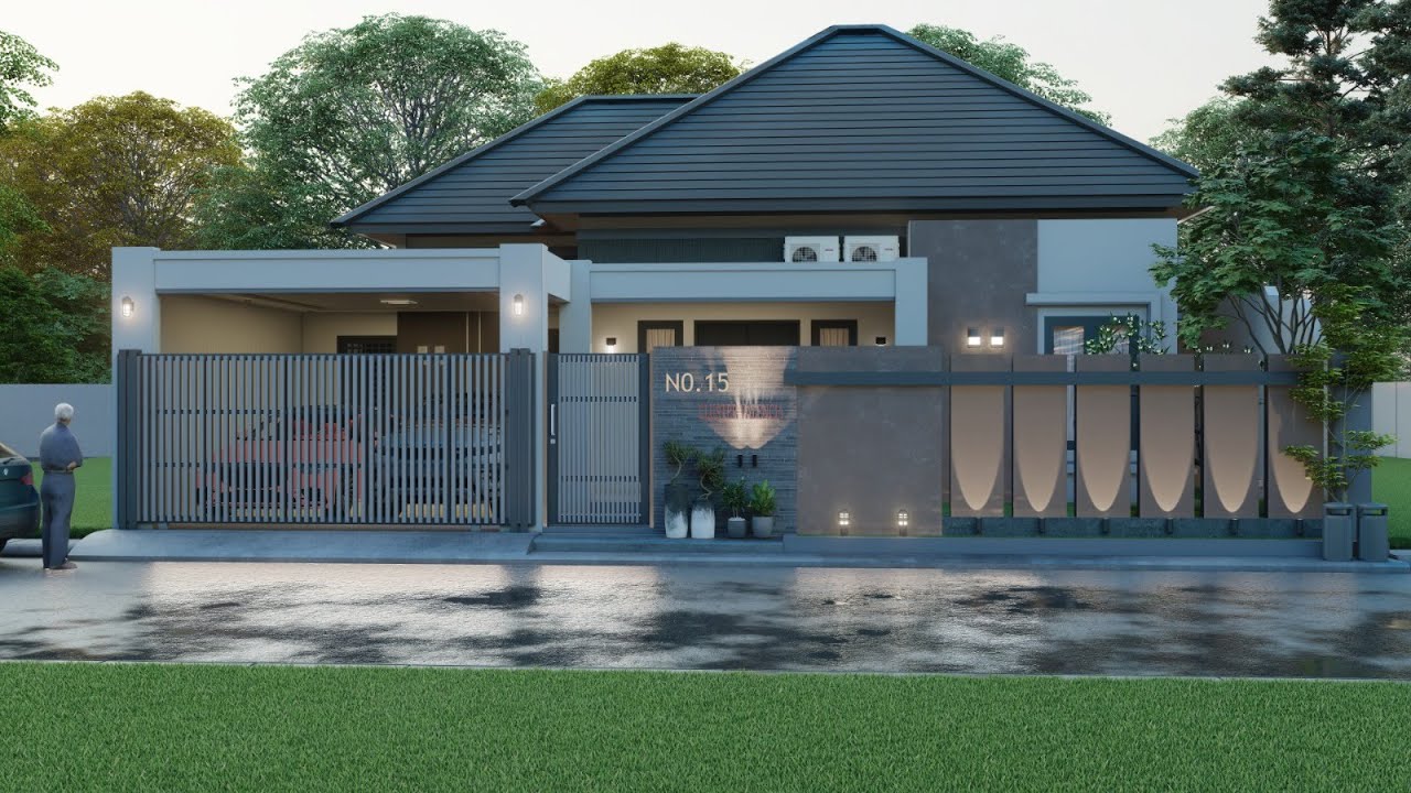VD. Rumah Tinggal Minimalis Modern Type Obsidian Manor