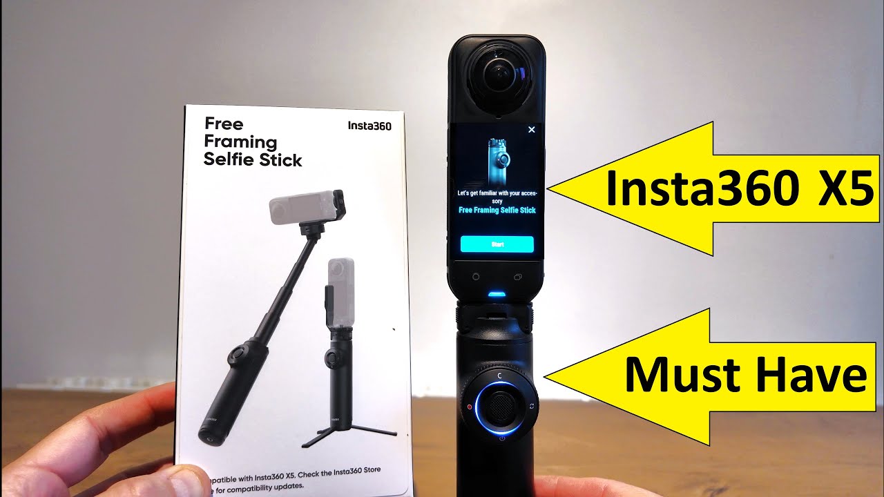INSTA360 X5 | Распаковка, подробный обзор и демонстрация селфи-палки FREE FRAMING | Незаменимый а...