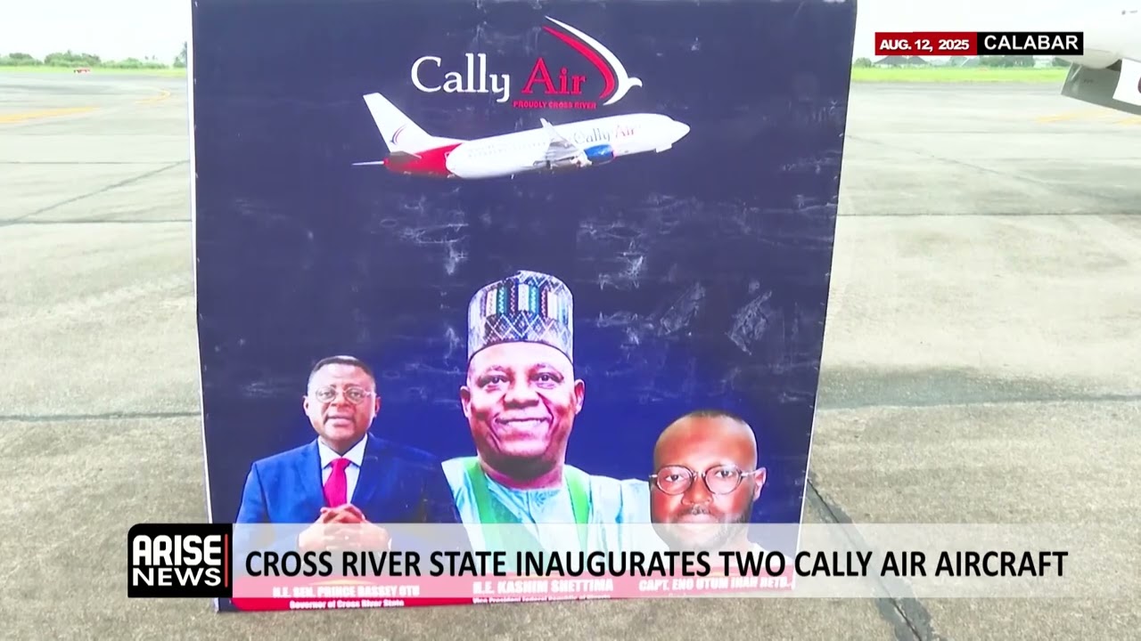 CROSS RIVER STATE INAUGURATES TWO CALLY AIR AIRCRAFT
