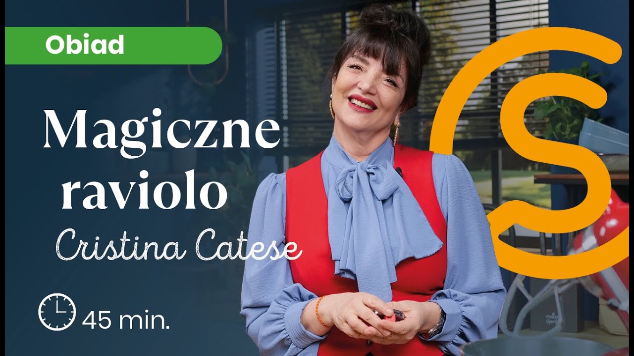 Magiczne raviolo z płynnym żółtkiem | Włoska sztuka kulinarna od Cristiny Catese