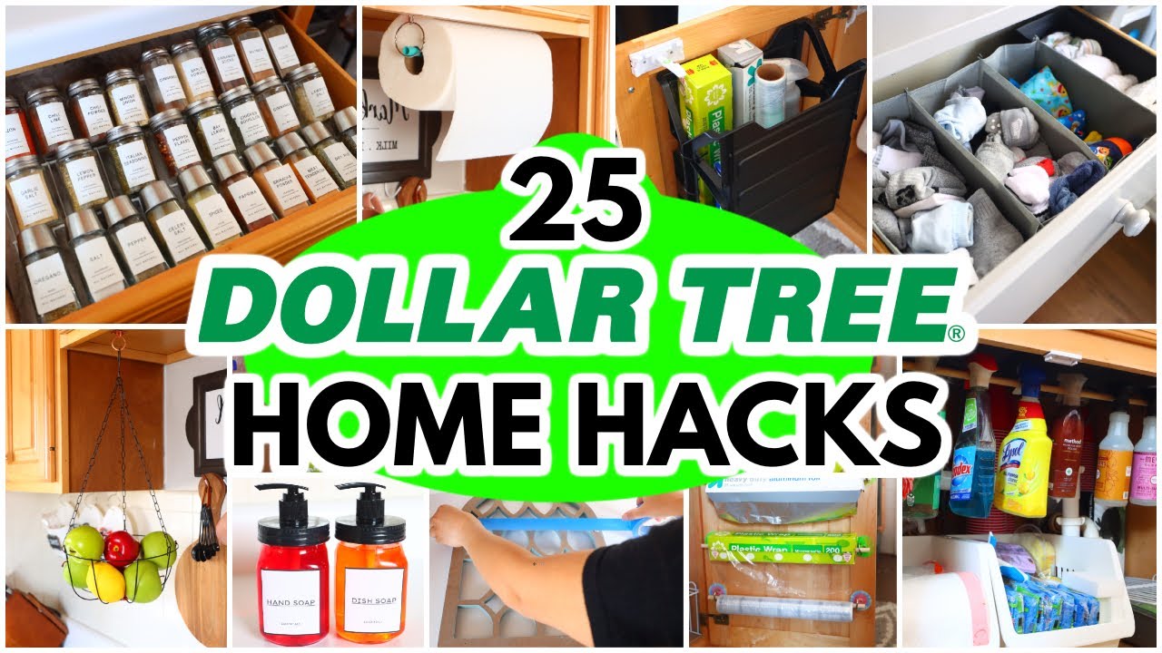 25 LIFE CHANGING Dollar Tree Organizing Hacks (high-end organization & storage ideas)
