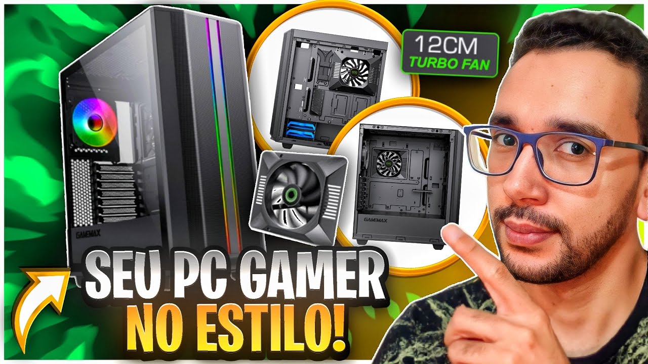 Gabinete TOPZERA! 5 Fans, ARGB e Sua placa MAIS fria! Gamemax PRECISION COC! @GamemaxBrasil