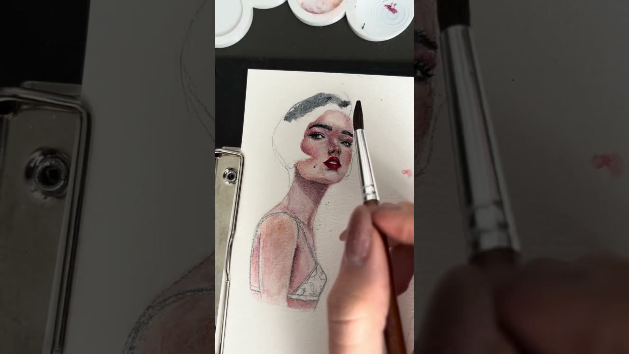 1 часть fashion иллюстрация «девушка в нижнем белье»