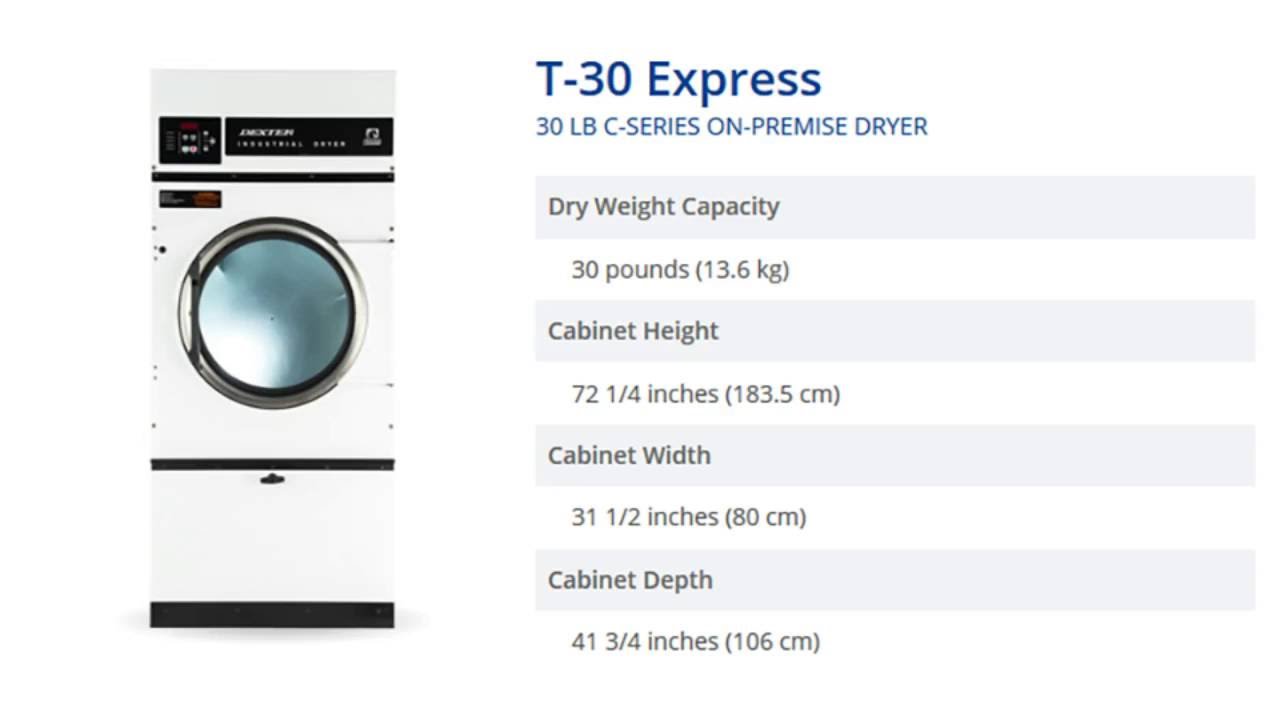 T-30 Express C-Series On Premise Dryer - Dexter