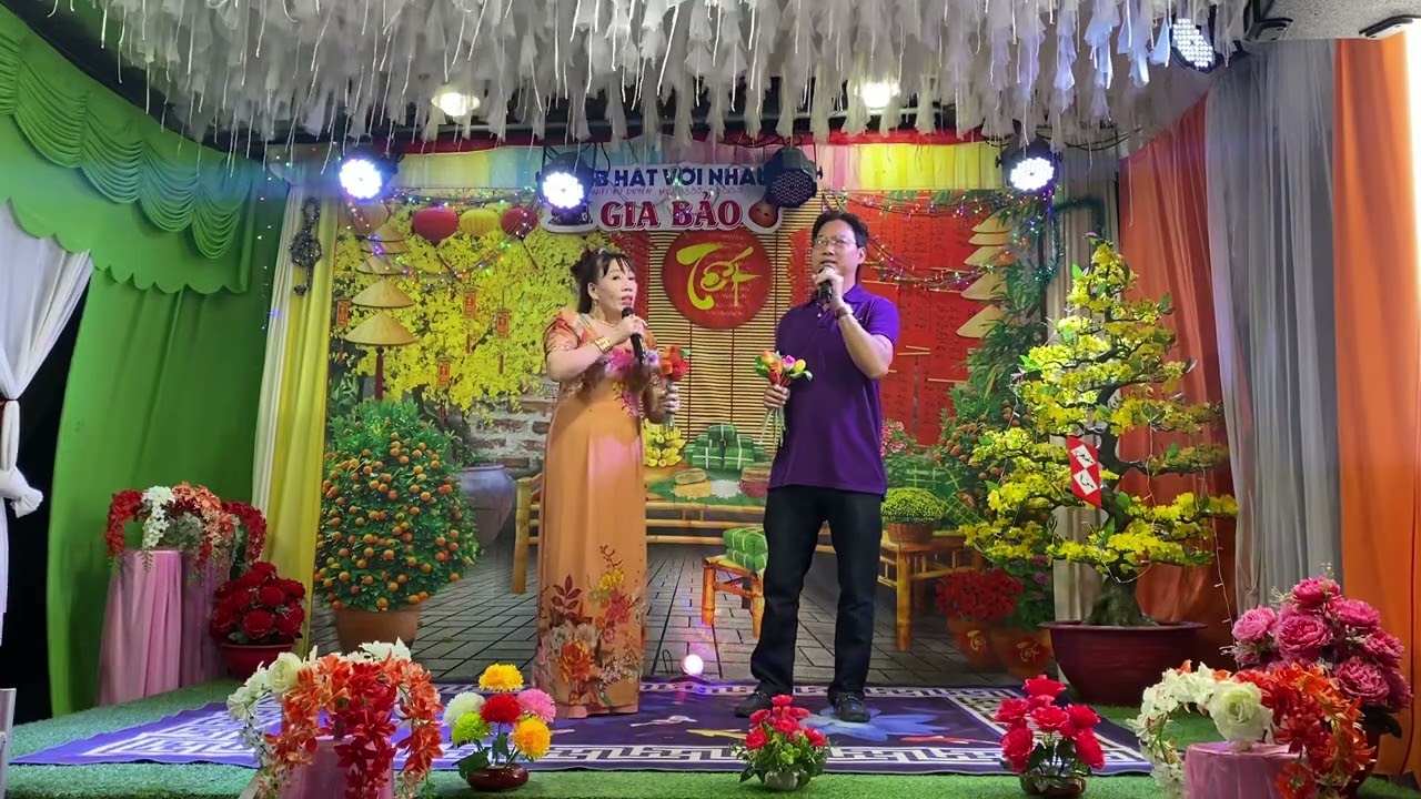 Tám Đang Chị Hiếu giao luu Clb Giabao 