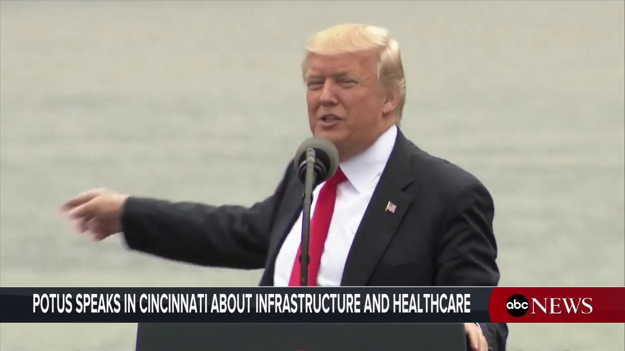 President Donald Trump full remarks on his infrastructure initiative in Cincinnati live