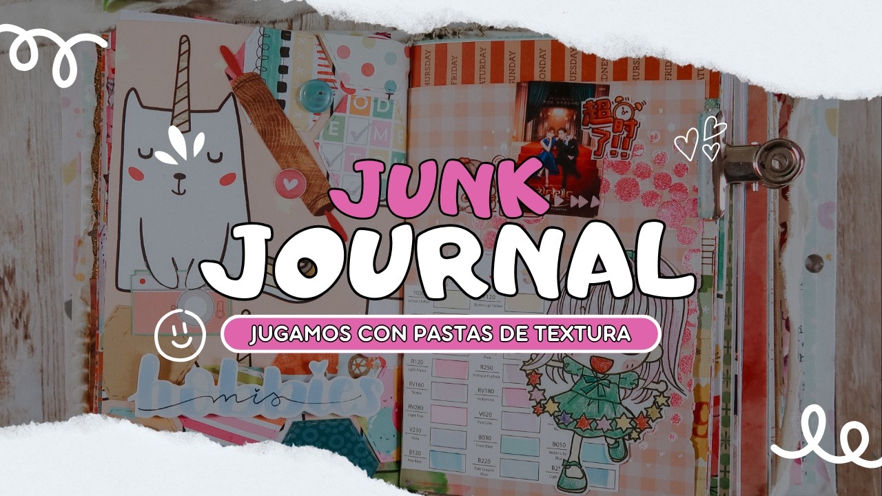 (DIRECTO) Hoy toca Junk Journal: Pastas de textura