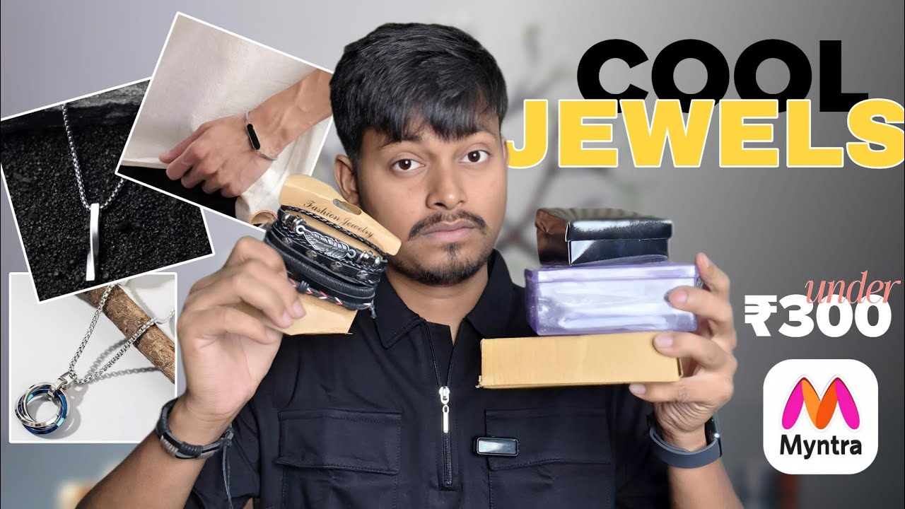 12 Best MEN JEWELLERY from Myntra FWD (Under ₹300)