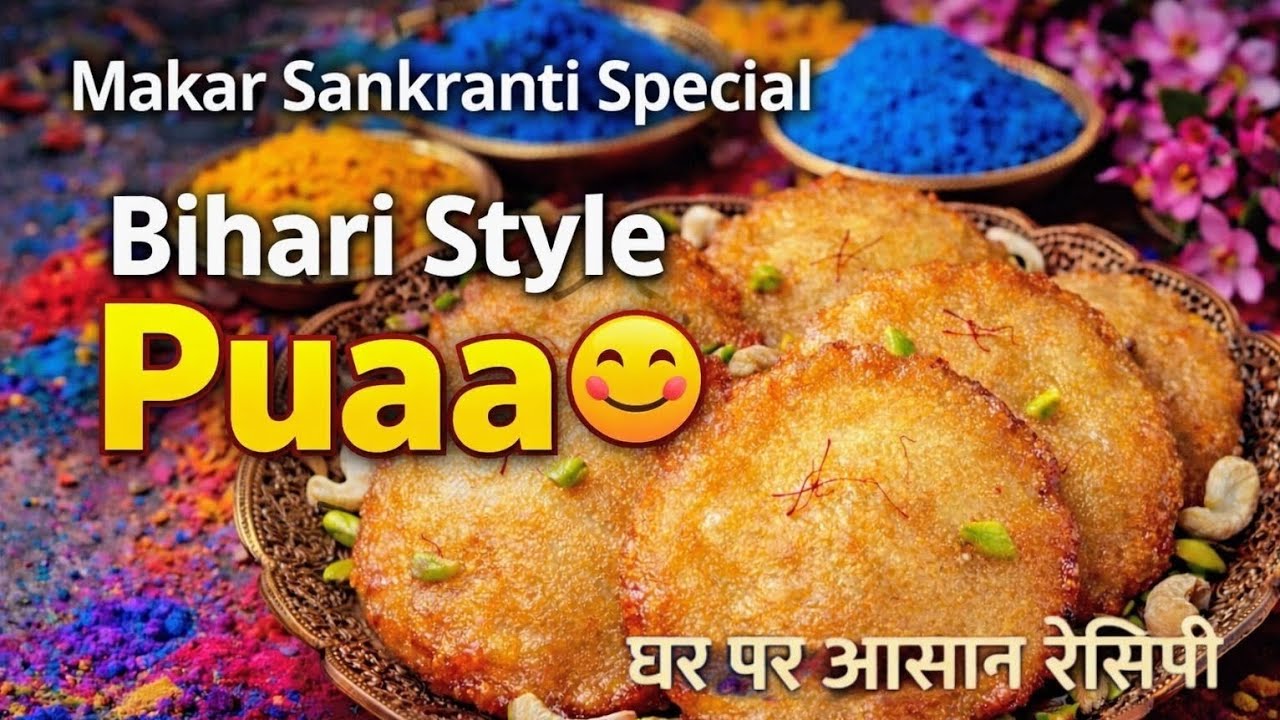Bihari Style Malpua Recipe 😋That Melts In Your Mouth| Makar Sankranti Special Sweet | Easy Homemade