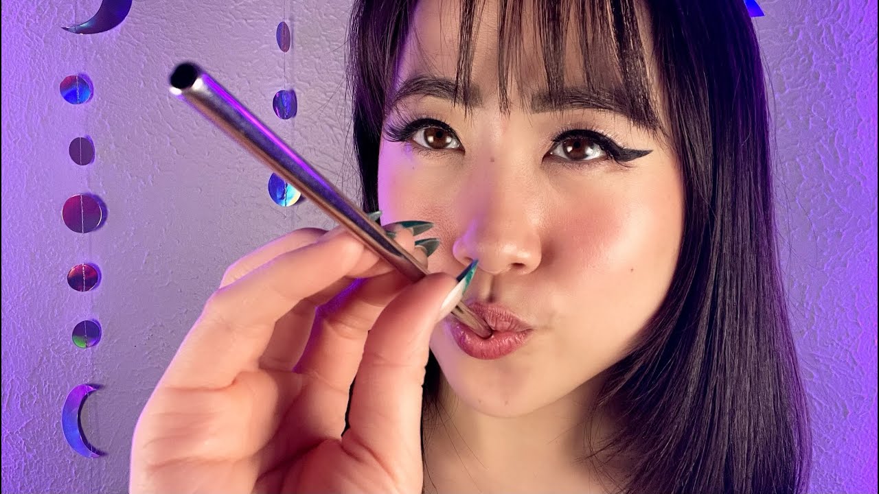 ASMR Eating your Face with a Metal Straw (save the turtles)