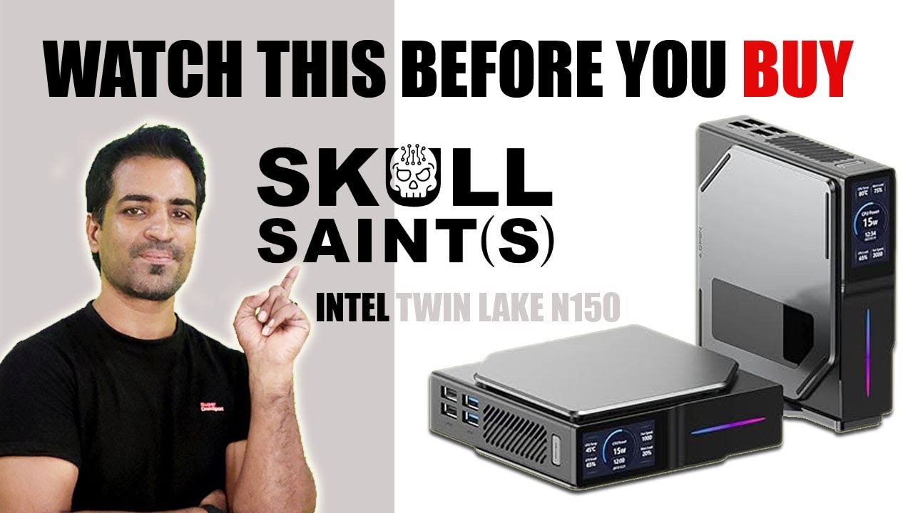 Обзор и распаковка мини-ПК SKULLSAINTS Agni | N150 13-го поколения | Intel Twin Lake N150