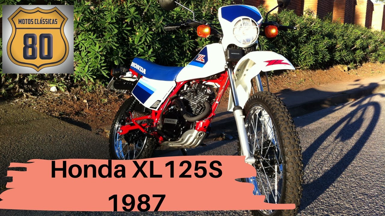 Honda XL125S 1987 Motos Cl&aacute;ssicas 80