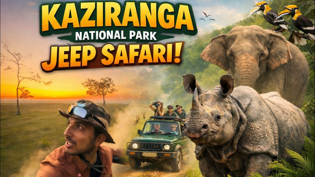ഇന്ത്യയിലെ ഏറ്റവും മികച്ച സഫാരി..? | Kaziranga Jeep Safari അനുഭവം - 