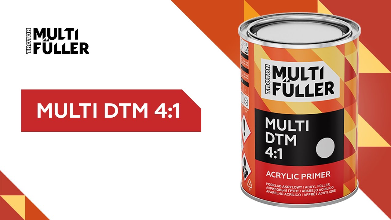 Multi DTM 4:1 акриловый грунт Multi F&uuml;ller