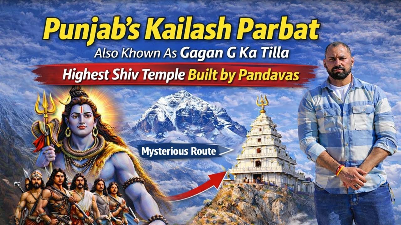 पंजाब का कैलाश पर्वत 🙏 | पांडवों द्वारा बनाया गया सबसे ऊँचा शिव मंदिर | Soni Vlog I