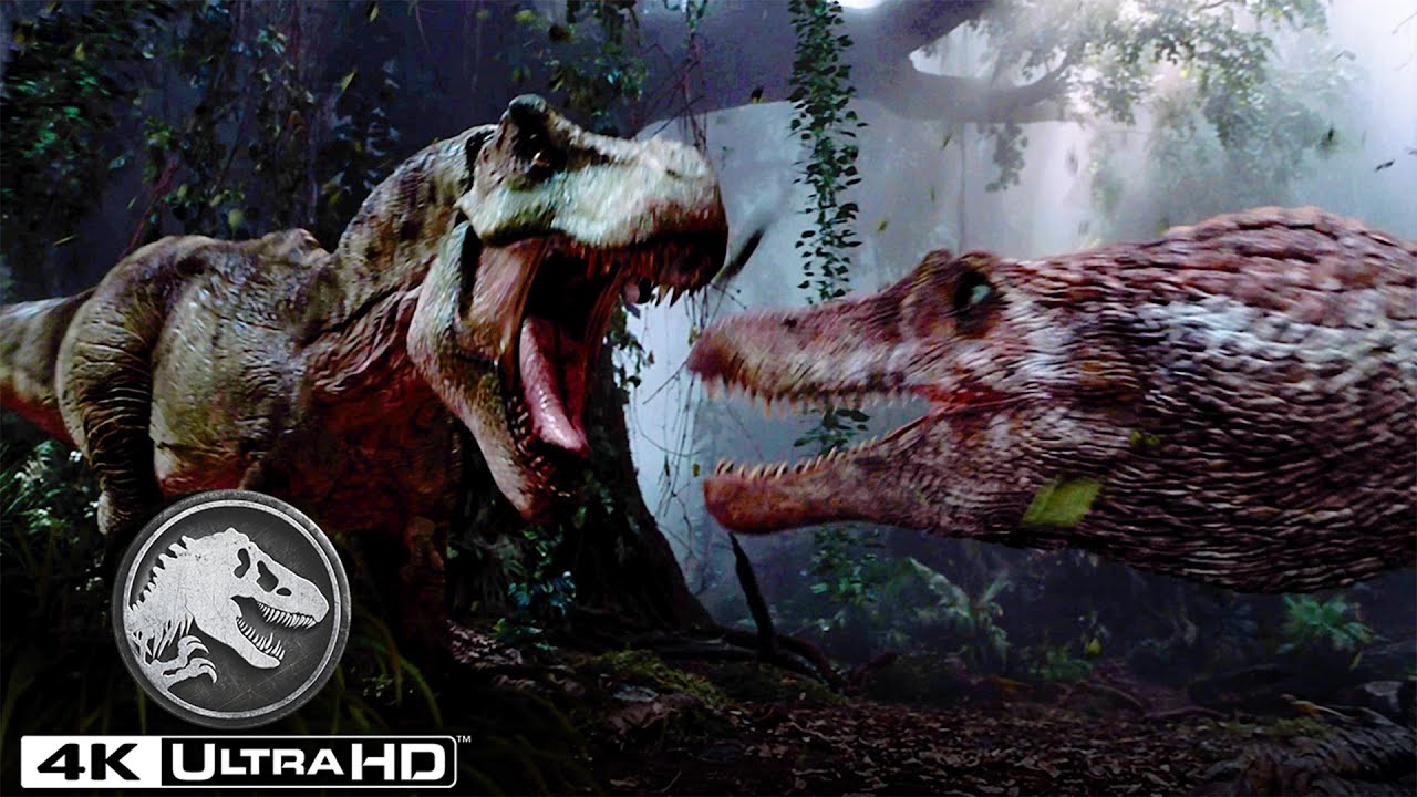 Jurassic Park III | El Spinosaurus Se Enfrenta a un T.rex