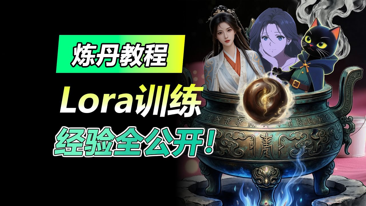 AI炼丹终极手册：从生图到视频模型训练，我的上百个Lora训练经验全公开（How to Train Perfect LoRAs for Images and Videos (Full Guide)）