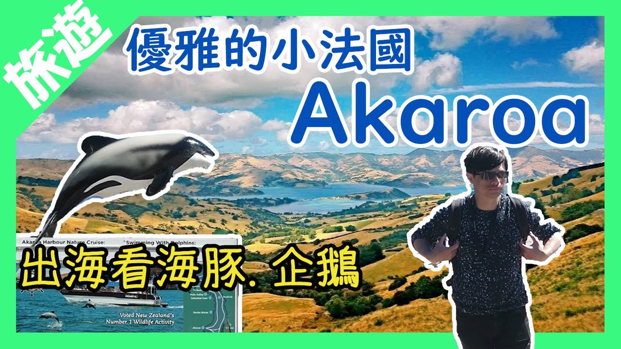 【紐西蘭蜜月】優雅小法國Akaroa｜基督城機場住宿推薦Jucy Snooze｜出海尋找海豚、企鵝｜旅遊Vlog EP14