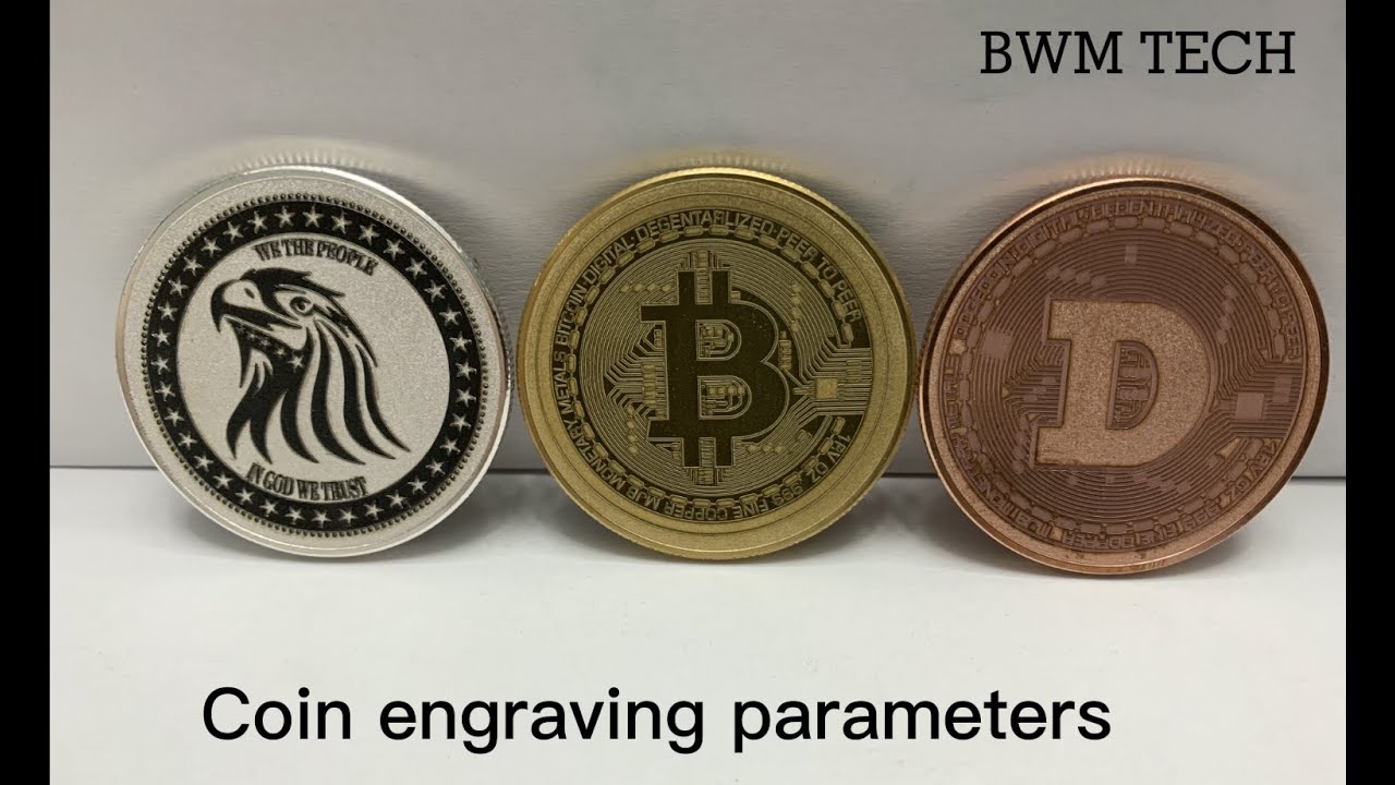 Coins blanks laser engraving parameters fiber laser marking machine