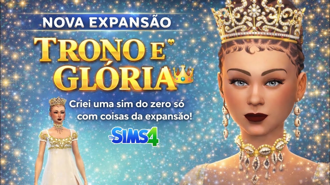 👑 TESTEI a expansão nova do The Sims 4…  Criei uma sim só com itens novos e fiquei surpresa ✨😱