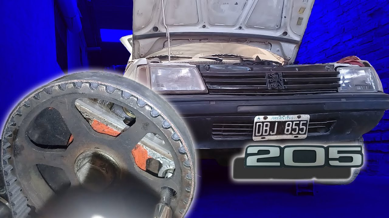 Cambiando la correa de distribucion al 205 (TU3 1.4 8v)