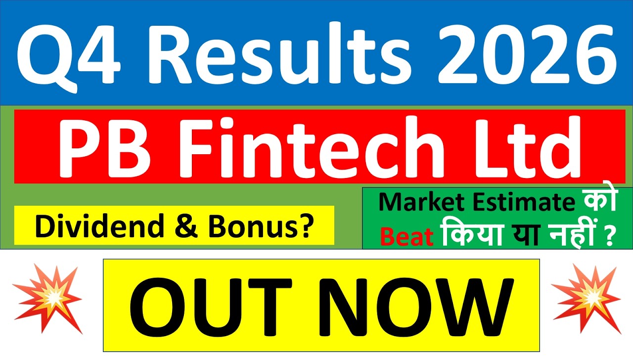 PB Fintech Q4 results 2026 | POLICYBZR q4 results today | PB Fintech Share News | PB Fintech Share
