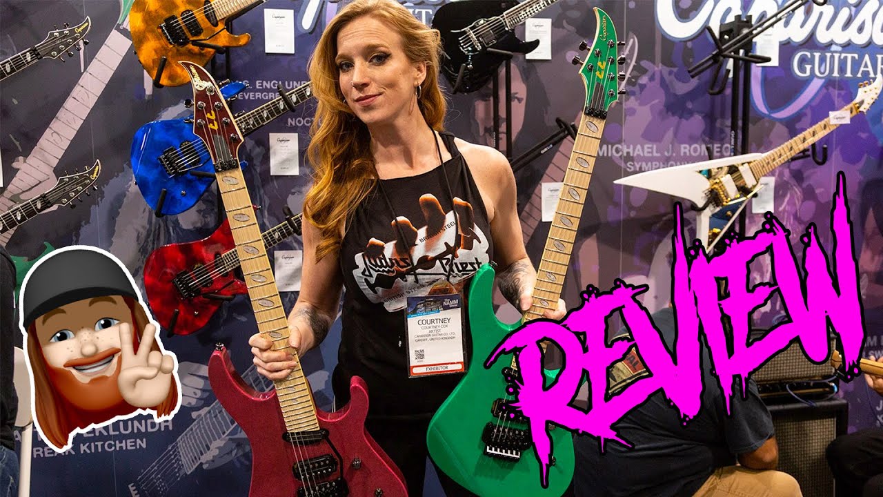 Caparison Courtney Cox Horus-M3 CC Guitar Review Jamie Slays