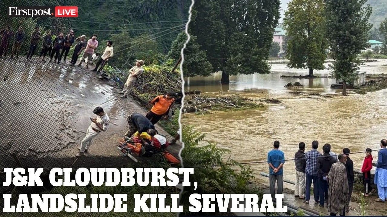 Jammu & Kashmir Floods LIVE: Cloudburst, Landslide Kill Several, Damage Houses | Uttarakhand Floods