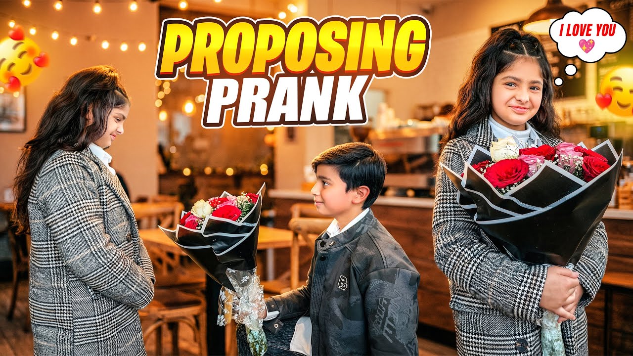 PROPOSING PRANK ON CHERRY ❤️😍|| CHERRY NE HA BOL DİYE 🥺😍❤️