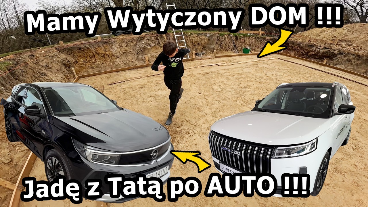 Jedziemy po Nowy Samoch&oacute;d! - Mamy Wytyczony DOM przez Geodet&oacute;w! *Opel Grandland #1152