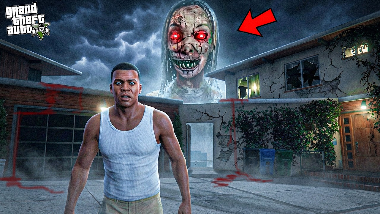 Franklin Explores A HAUNTED Mansion in GTA 5