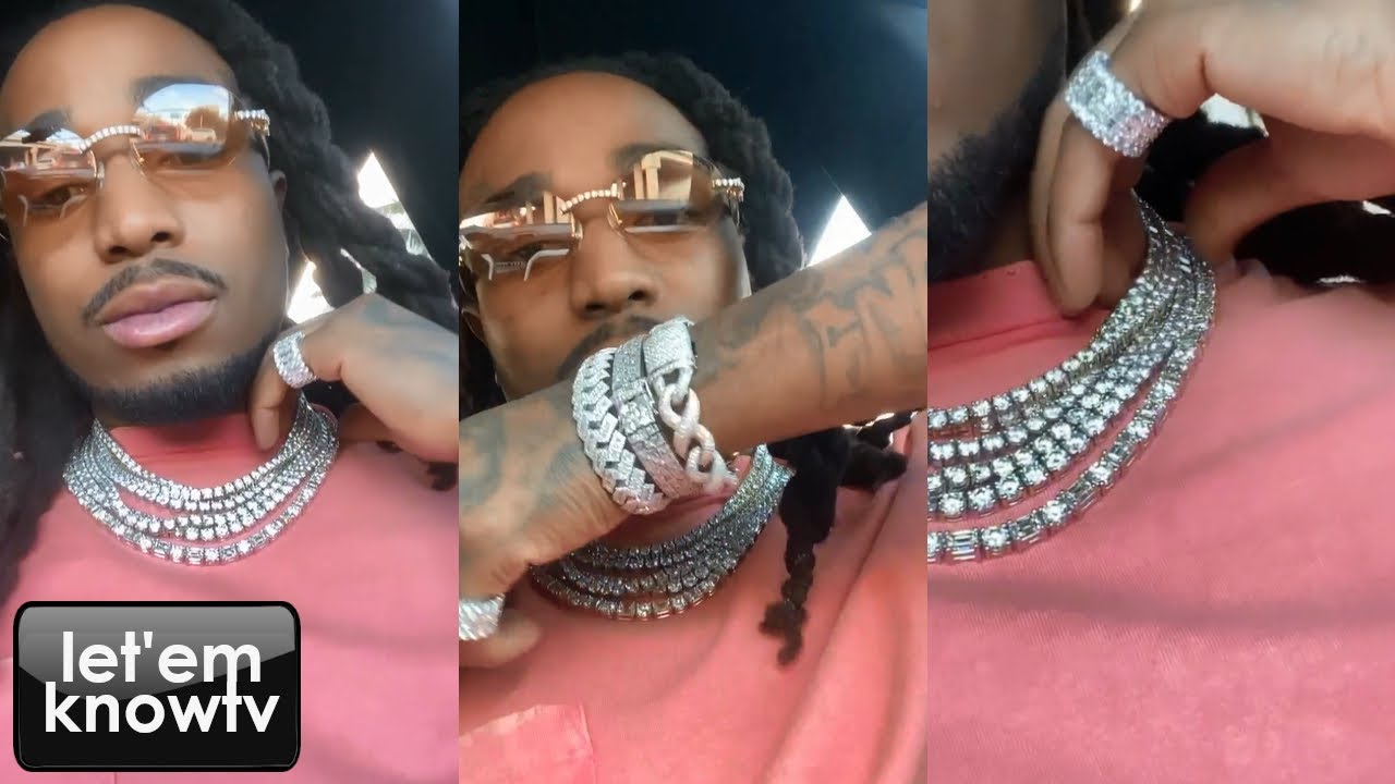 Quavo Just Got Some New Diamond Pieces From Haimov Jewelers For Himself & His Homies | Pure Jewelry