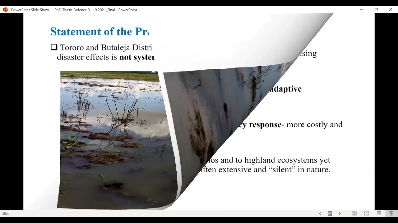 PHD DEFENSE FOR MR. ENYIPU AUGUSTINE