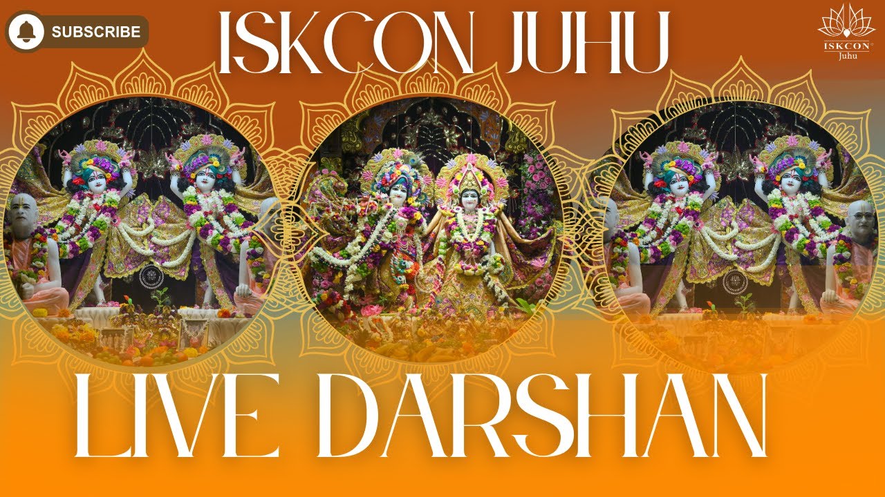 ISKCON Juhu Mumbai Live Darshan Part - 2 | 19th Sept 2025 ( 3 : 15 PM  to 9 PM )