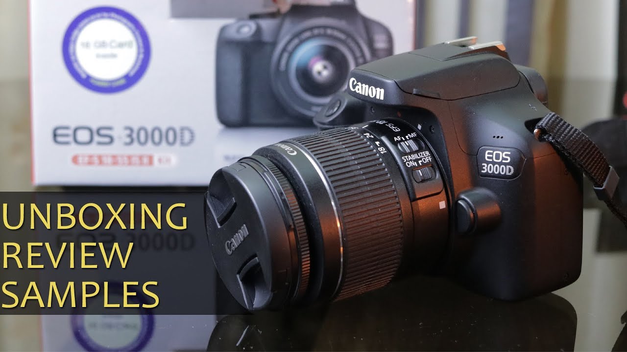 Canon EOS 3000D review - low cost budget friendly DSLR camera for approx Rs. 21,990