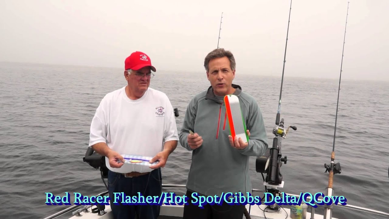 Downrigger Salmon Fishing