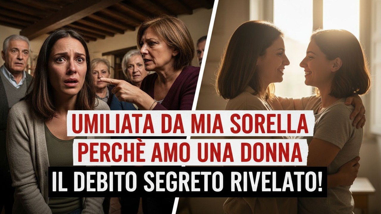 Umiliata dalla sorella a tavola perch&eacute; vivo con una donna &mdash; L'atto notarile svela il prestito....