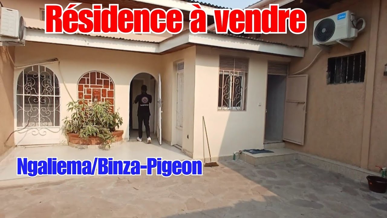 👉RÉSIDENCE MISE EN VENTE À KINSHASA/LA COMMUNE DE NGALIEMA BINZA-PIGEON,SUPER ET BON EMPLACEMENT