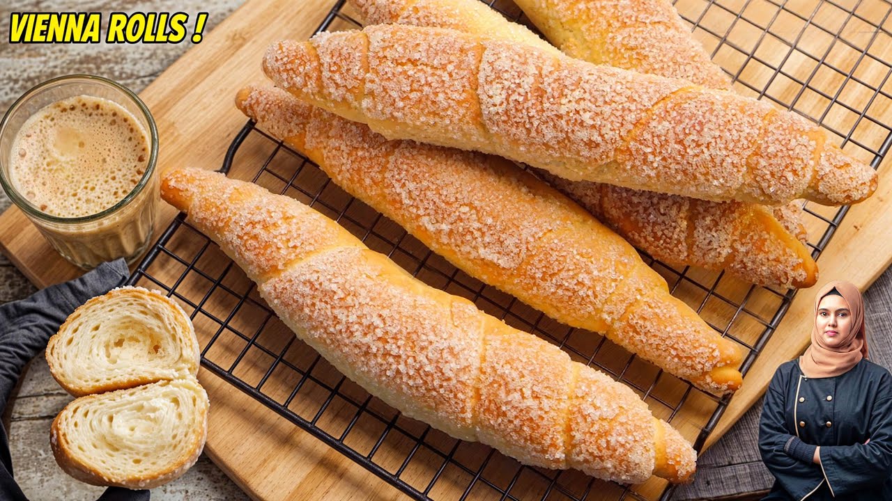 Kimbula Bun (Vienna Rolls) | Soft & Sweet Sri Lankan Bakery Style Recipe