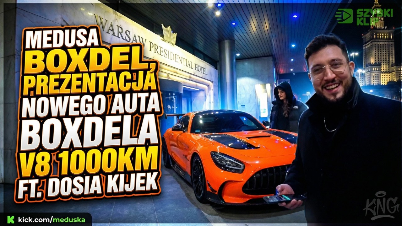 PREZENTACJA AUTA BOXDELA - Mercedes AMG 1000KM! Reakcja Medusy, Dosi i Kijka