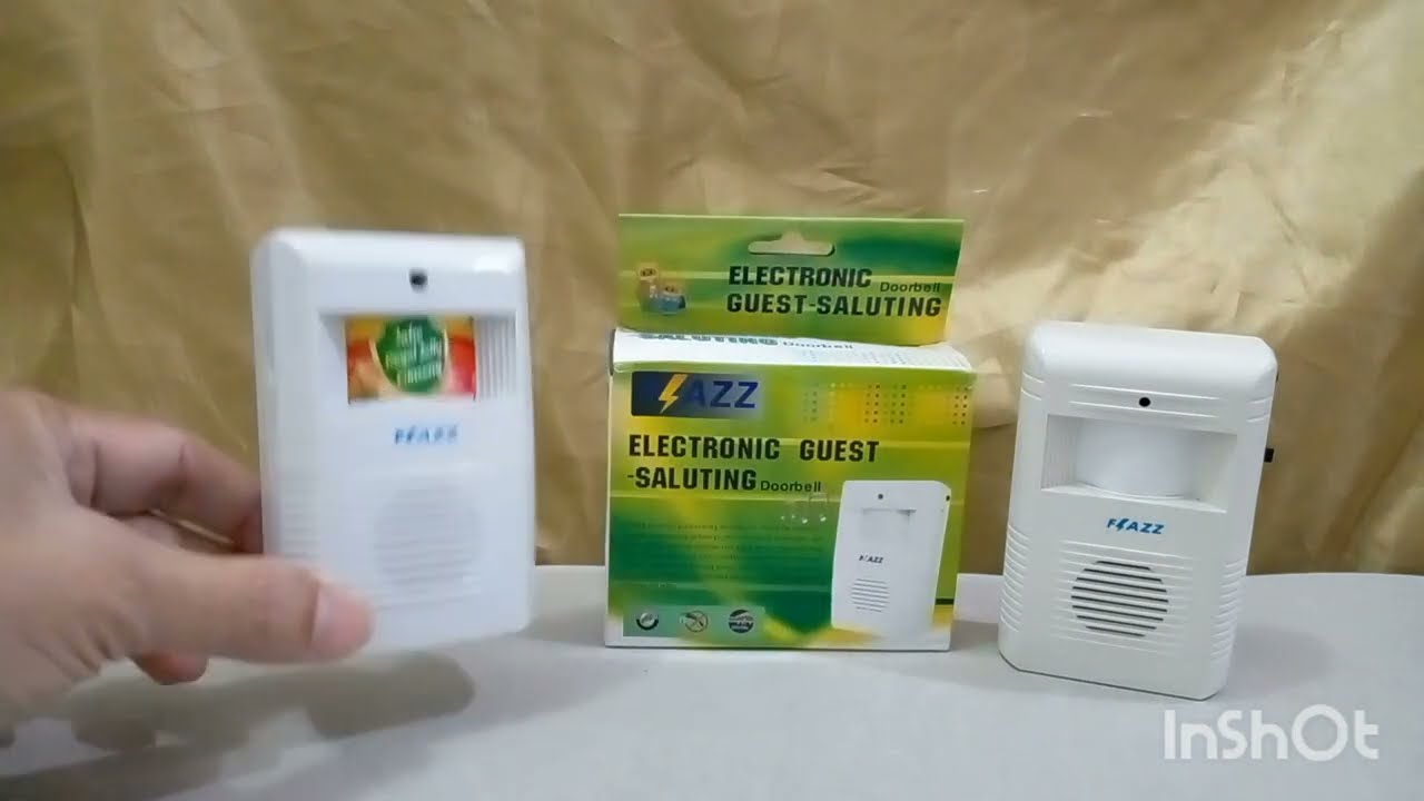 Bel Sensor Gerak Electronic Guest Saluting Door Bell Flazz