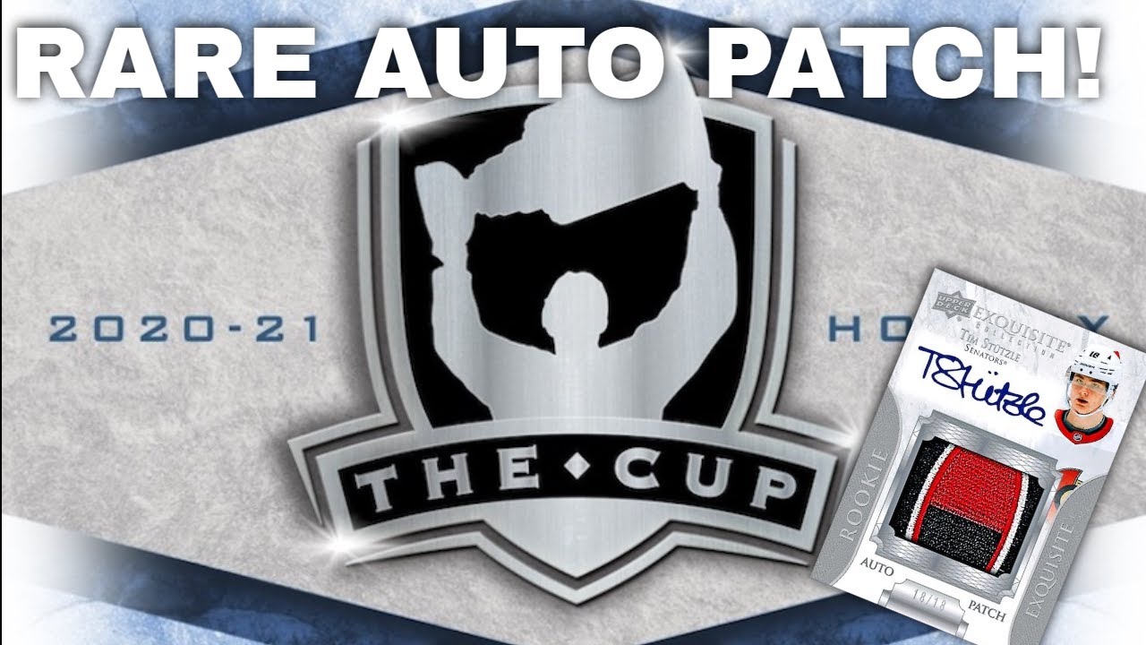 RARE Autographed Patch Hit! Opening a Box of 2020-2021 Upper Deck The Cup Hockey!
