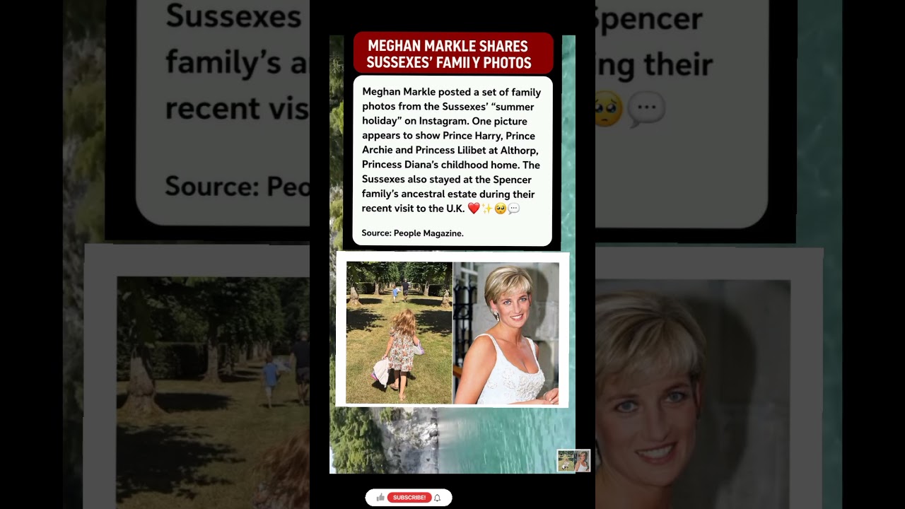 Meghan Markle Shares Rare Photos of Prince Harry, Prince Archie, and Princess Lilibet in the U.K.