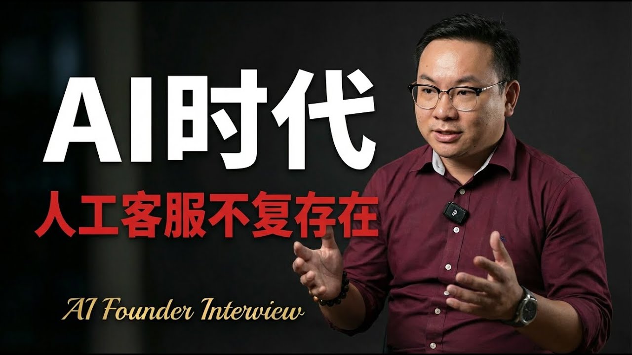 中国AI客服最新进展：AI替代人工已不可逆，用户已无法区分人工or AI客服｜深度访谈AI客服创始人，人类未来负责诗和远方｜AI创业｜电商运营｜跨境电商