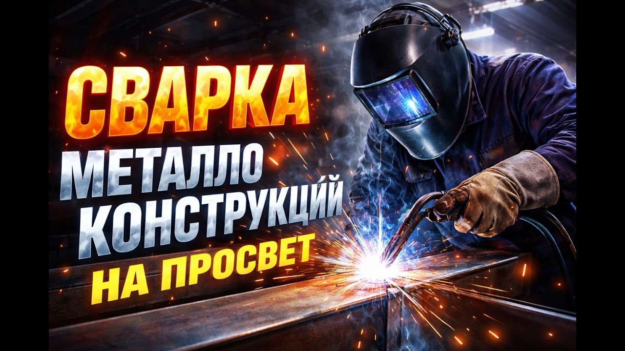 Сварка металлоконструкций на просвет. Технология полного провара.