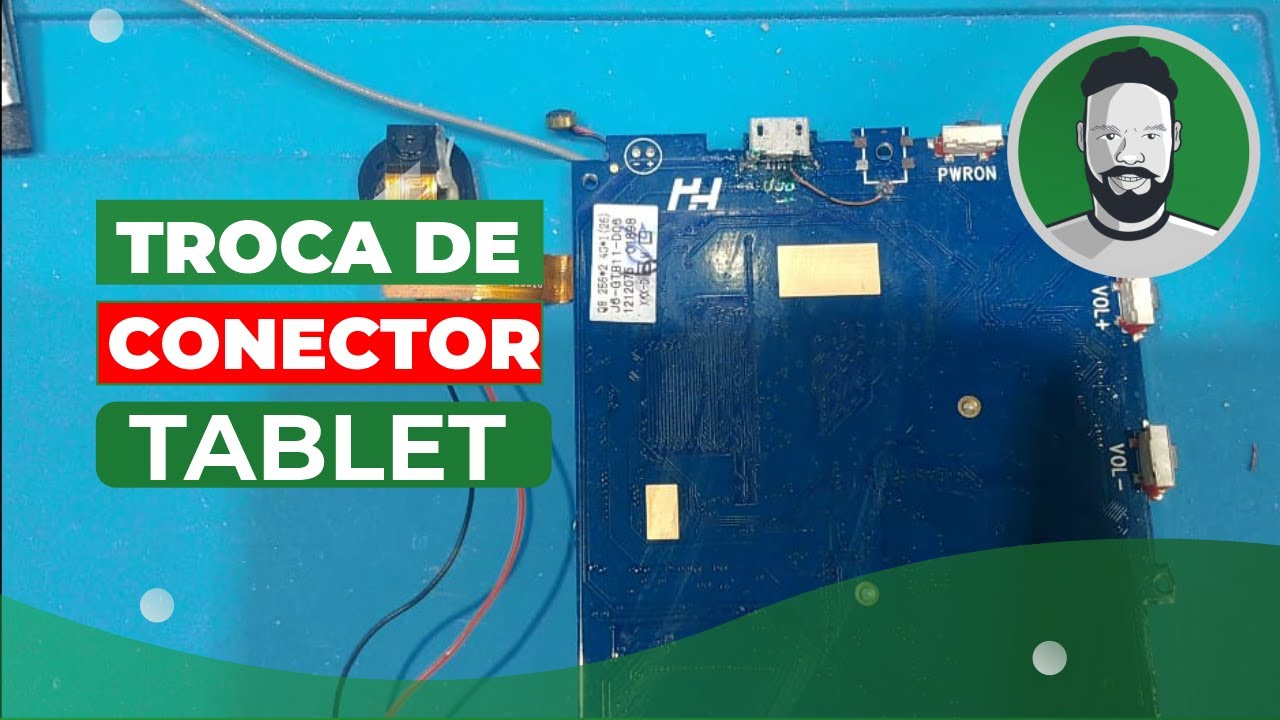 TROCA DE CONECTOR TABLET Hyundai, multilaser, cce ...+