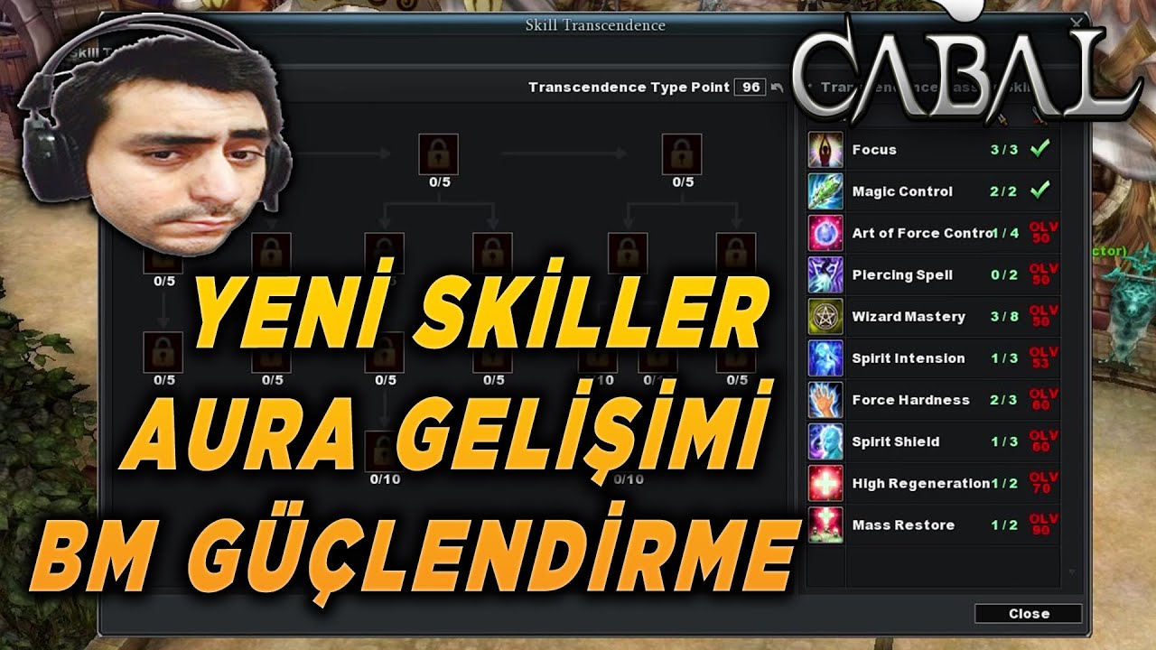 Cabal'da Yeni Skiller Nasıl? Ne Kadar Güçlendirdi? Aura Ve BM Gelişimleri | Cabal Online BÖLÜM 127