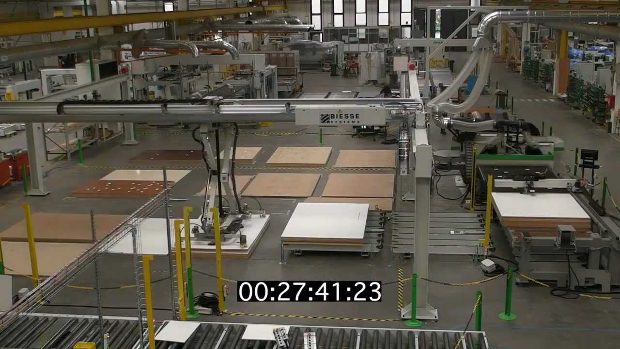 Biesse Winstore feeding Rover AG NBC